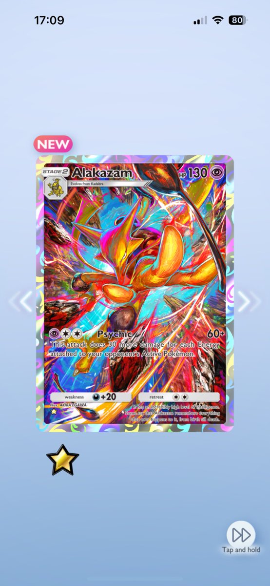 Trimbits's tweet image. Finally pulled it 🙌
Best Alakazam Art hands down
@PokemonTCGP