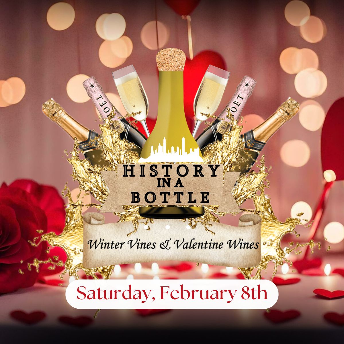 Tickets are flying for History in a Bottle: Winter Vines &amp; Valentine Wines happening at the St. Petersburg Museum of History! 

Don’t miss your chance to sip, savor, and celebrate this unforgettable evening of fine wines, delicious eats, and rich history.
spmoh.com/event/history-…