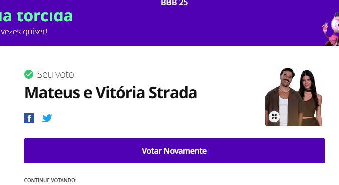realytzeiro123's tweet image. Treinando e votando #forastrada @RESISTENCIAHELP #BBB25 #raissa #paredão #eliminação #Matheus