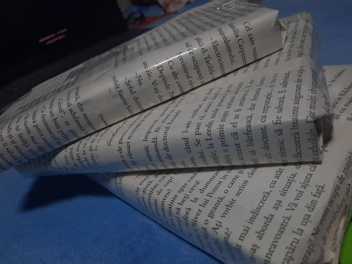 Made my own wrapping paper for my friend's gifts