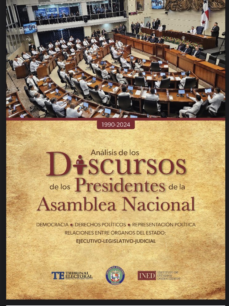 SSanchezPanama's tweet photo. Nueva publicación: Análisis de los Discursos de los Presidentes de la Asamblea Nacional. Varios autores. Estudio introductorio de Ramón Benjamín, del INED del ⁦@tepanama⁩
Consulta en digital: https://t.co/n1imSIixy9 https://t.co/ouVRjbKbNd