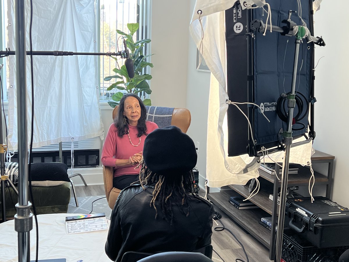 thecoopdoc's tweet photo. We're starting 2025 with more filming (re: photo from 1/27/25 film shoot) and digging into the early stages of editing.  #documentaryfilm #indiefilmmaker #womeninfilm https://t.co/87QyjjF0Ro