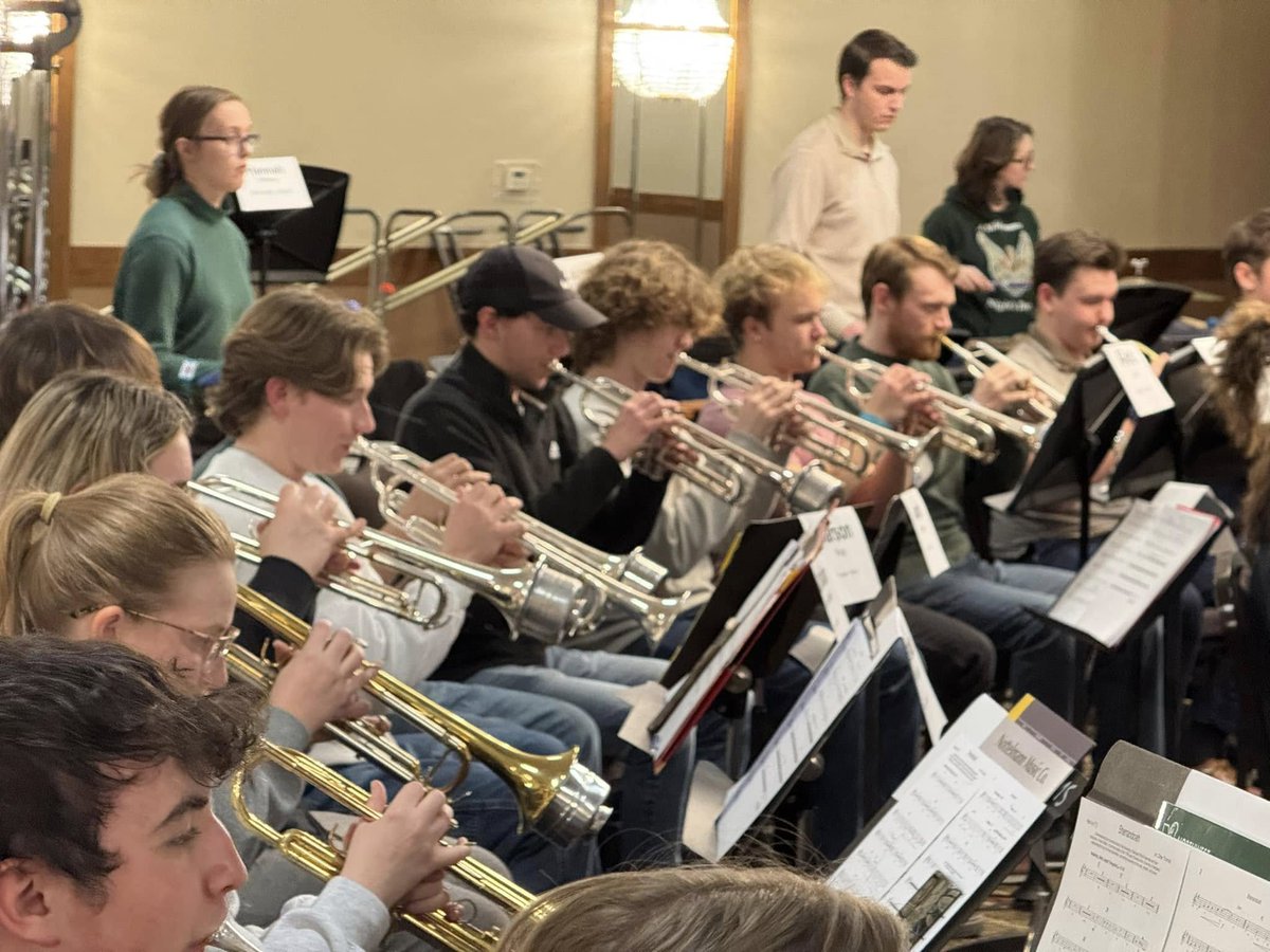 During the MMEA convention this week the Missouri All-Collegiate Band will be giving a performance. Congratulations to our two TBHS alumni that are performing.  Lauren Channel, percussion (University of Central Missouri) and Matt Hamilton, trumpet (Central Methodist University)
