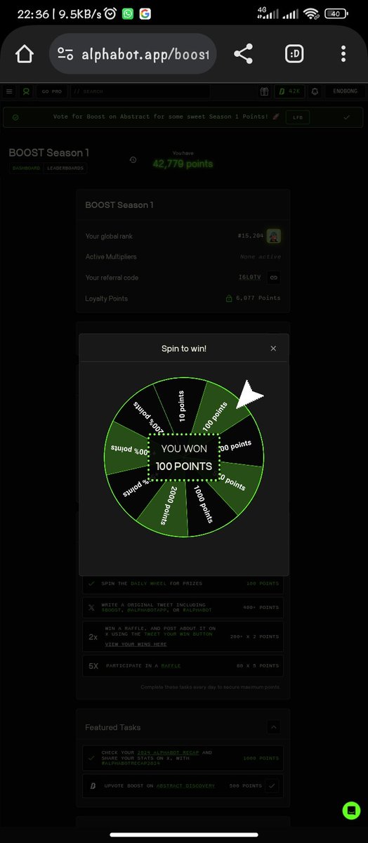 Sharing again my $BOOST point today... Hyped on TGE