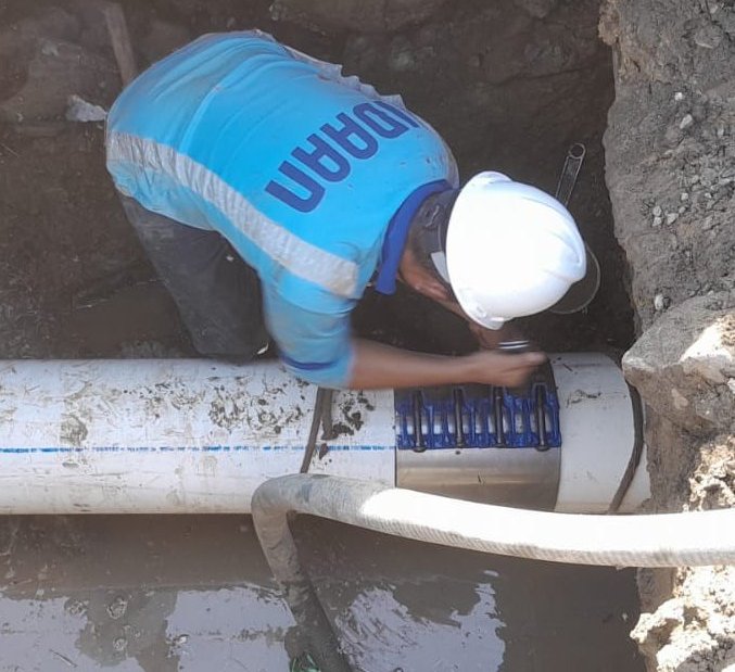 IDAAN (@idaaninforma) on Twitter photo #Metro: Concluyen trabajos de reparación de tubería de 12 pulgadas en Juan Díaz. El sistema de distribución de agua potable se recupera de forma progresiva.
<a href="/311Panama/">311 Panamá</a>
#ConPasoFirme #Metro: Concluyen trabajos de reparación de tubería de 12 pulgadas en Juan Díaz. El sistema de distribución de agua potable se recupera de forma progresiva.
<a href="/311Panama/">311 Panamá</a>
#ConPasoFirme