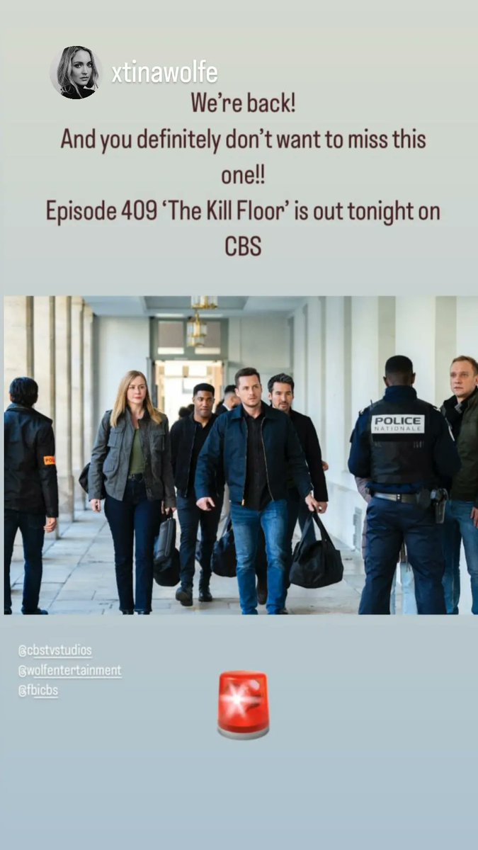 Ocelotl_Mx's tweet photo. 💥TONIGHT!💥
Ep409
🤳CW© (IGStory)

#Ep409 
#ChristinaWolfe #FBIInternational #AmandaTate 
#CastFBIs #FBIInternational #FlyTeam✈️
#FBIFam #TheFBIs #DickWolfUniverse https://t.co/QTIoTHagX2
