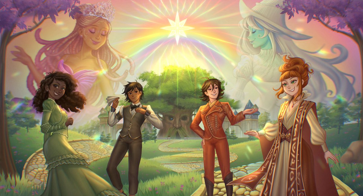 RavenwoodRising's tweet image. ✨ When Ravenwood Rises in Oz.. ✨
Our favorite wizards if they were in Wicked! How cool of a crossover would this be? 🌙

Here is a beautiful desktop background to anyone who wants to use it!

By: @Moondustina

#RavenwoodRising #Wizard101 #Wicked