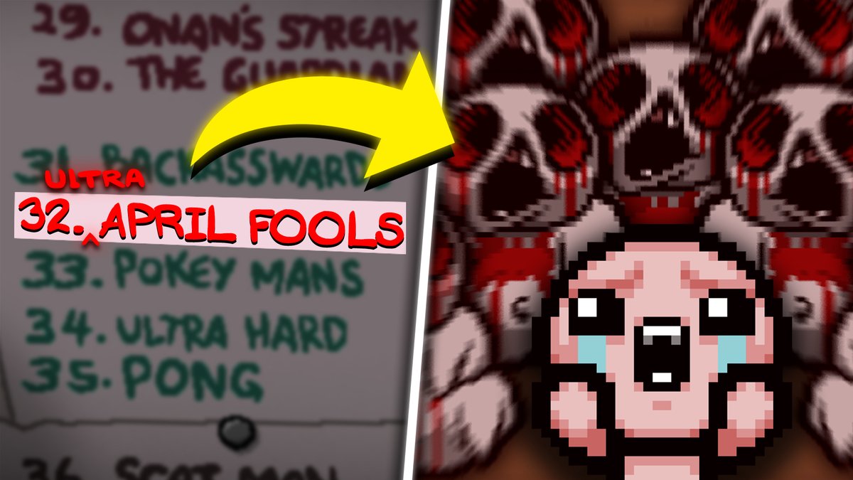 MetroDesigner's tweet image. Thumbnail for a client:
I Beat Isaac&apos;s New Hardest Challenge - The Binding Of Isaac Repentance