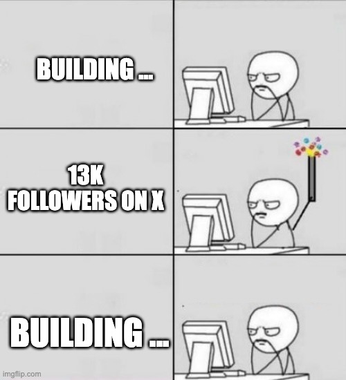 we would just keep building ...♦️