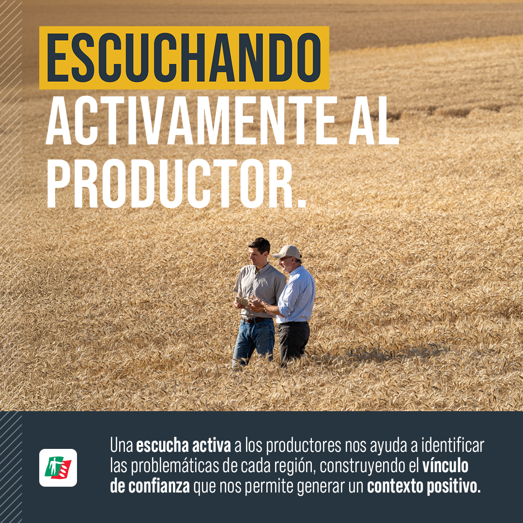 Una #EscuchaActiva hacia los productores nos ayuda a identificar las problemáticas de cada región, para hallar soluciones. Construimos ese vínculo de confianza que nos permite generar un contexto sustentable y positivo. 👂➕

Think Solutions, Think #RAGT.