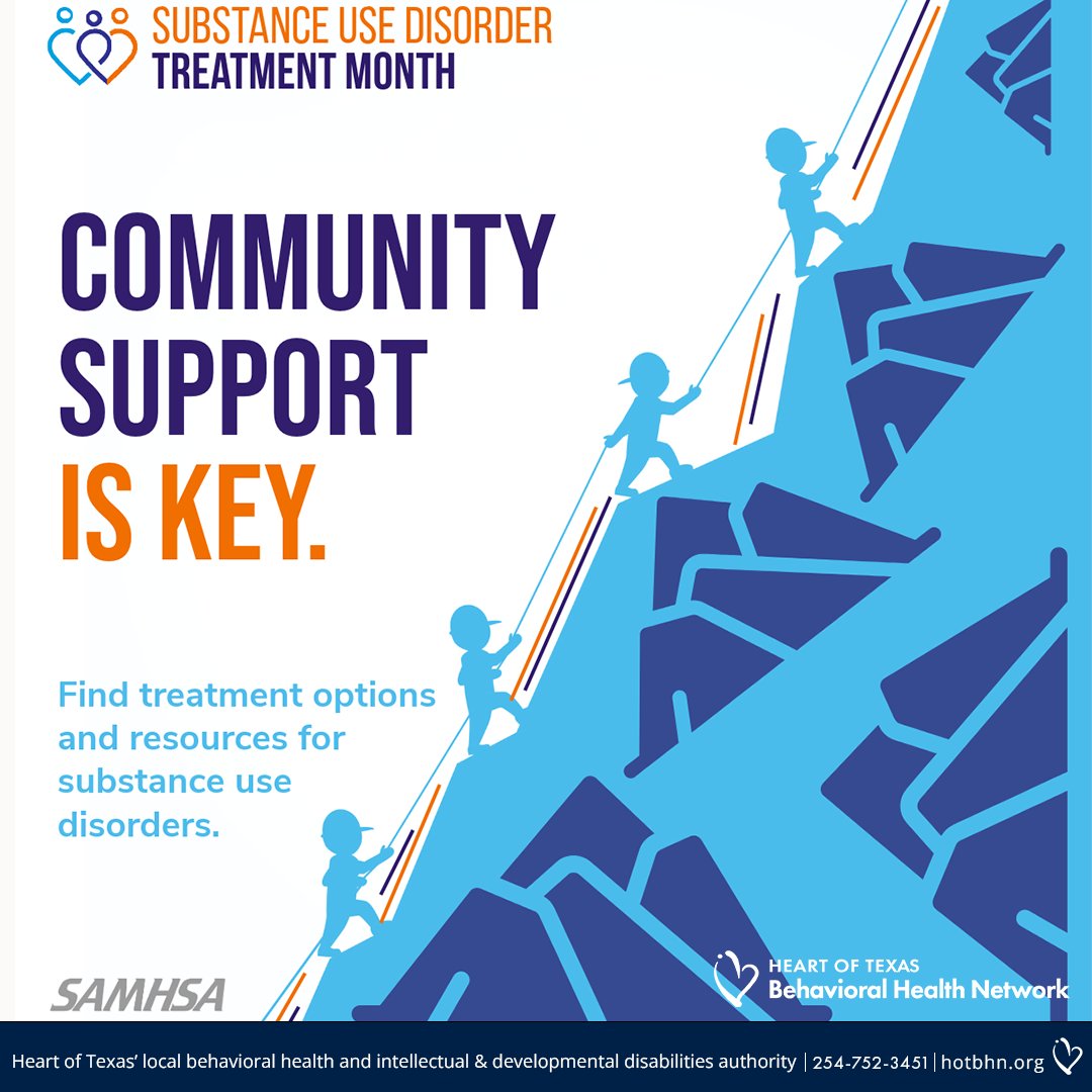 hotbhn1's tweet image. Worried about a loved one's substance use? Your support can make a huge difference in their seeking help. Learn how you can help them: samhsa.gov/families #treatmentmonth 

For HOTBHN substance use support services, visit hotbhn.org or call 254-297-8999.