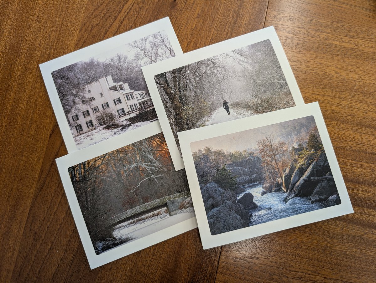 Have you seen our new winter stationery set? Composed of 4 different winter scenes captured by Mike Mitchell, our stationery set is a perfect way to show your love of the C&amp;O Canal in your everyday life! Find them and more in our online gift shop! canaltrust.org/gift-shop/