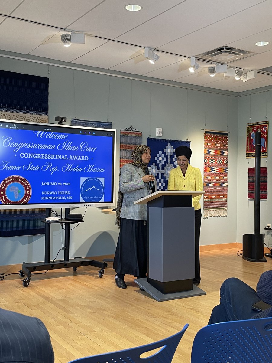 Anquam Mahamoud (@anquam62b) on Twitter photo Today, I joined two of my favorite leaders and role models: <a href="/Ilhan/">Rep. Ilhan Omar</a> Omar and former MN-62B Rep Hodan Hassan. Congresswoman Omar presented an official U.S. House document honoring <a href="/RepHassan/">Hodan Hassan</a> for her years of service to our state. Honored to stand beside you both in service.🥰 Today, I joined two of my favorite leaders and role models: <a href="/Ilhan/">Rep. Ilhan Omar</a> Omar and former MN-62B Rep Hodan Hassan. Congresswoman Omar presented an official U.S. House document honoring <a href="/RepHassan/">Hodan Hassan</a> for her years of service to our state. Honored to stand beside you both in service.🥰