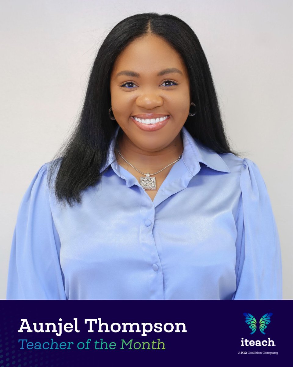 Meet Mrs. Aunjel Thompson, iteach’s January Teacher of the Month &amp; Teacher of the Year for <a href="/CPSBschools/">Calcasieu Parish School Board</a>! Her journey from cafeteria worker to 5th-grade teacher shows how passion &amp; dedication can inspire change. 

Read her story here: iteach.net/blog/january-t…