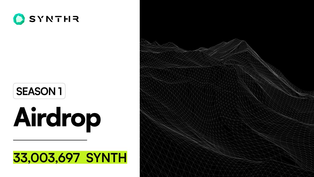 🚀 Szn 1 of airdrop is over!🚀

🔥 81.88% was reserved for the core of our ecosystem: 
🟢 Testnet pioneers
🟢 Zealy champions
🟢 Legendary contributoors

💙 18.12% was our "thank you" to the vibrant @Arbitrum ecosystem, with tokens dropped to HODL’ers from top 10 Arbitrum