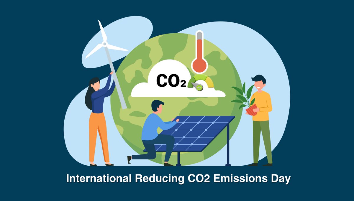 On this International Reducing #CO2Emissions Day, we’re reminded that the fight against the #climatecrisis hinges on a pivotal challenge of cutting emissions. Every decision from adopting renewable energy to promoting #energyefficient homes brings us closer to a low-carbon future