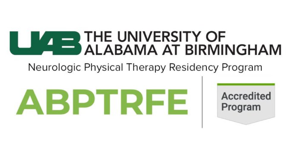 Interested in #neuroPT? A #PTresidency? The <a href="/UABPT/">UAB Department of PT</a>
/@UABmedicine’s #neuroPTresidency Program has an experienced faculty of #ABPTS NCSs. We are accepting applications through 2/9/25. Going to @APTACSM? We will have a booth, so stop by to learn more or go to uab.edu/neuroptresiden…
