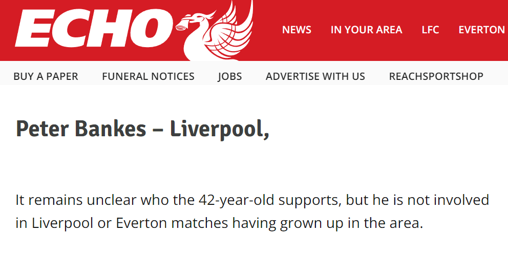 TheAFCPodcast's tweet photo. Just in case anyone wasn't aware this seasons top 2 team are Arsenal &amp; LIverpool

So this weekends ref is Mr Peter Bankes

Pete is 'allegedly' a Liverpool fan AND isn't allowed to officiate Liverpool games

Anyone see any issues with this? https://t.co/0fKKoe0X2E
