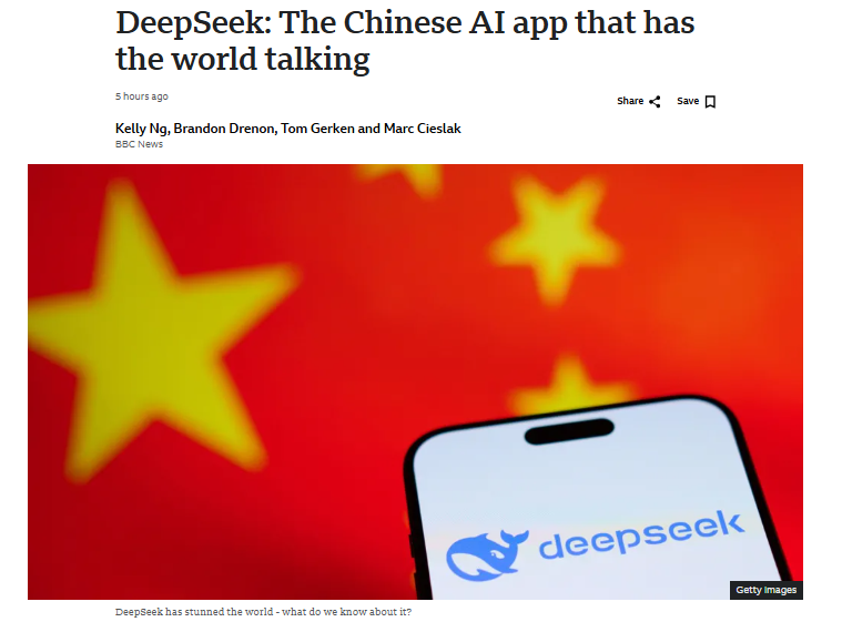 jamesrward's tweet photo. If it’s true that DeepSeek is the proverbial 'better mousetrap,' that could disrupt the entire AI narrative that has helped drive the markets over the last two years," said Brian Jacobsen. #DeepSeek #chatgpt #stockmarket #AI https://t.co/3sqo2YUlAM