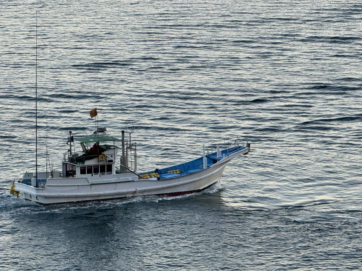 KunitoSeko's tweet photo. Good morning everyone☺️ The hunting boat left the harbor at 06：56

Formation

#和歌山 
#太地
#Taiji
#太地くじらの博物館 
#太地くじら浜海水浴場 
#太地いさな組合 
#太地漁業協同組合 
#イルカ追い込み猟廃止を求める 
#イルカ追い込み猟 
#イルカ追い込み反対 
#イルカトレーナー 
#イルカ https://t.co/5S9Gyrx6kE