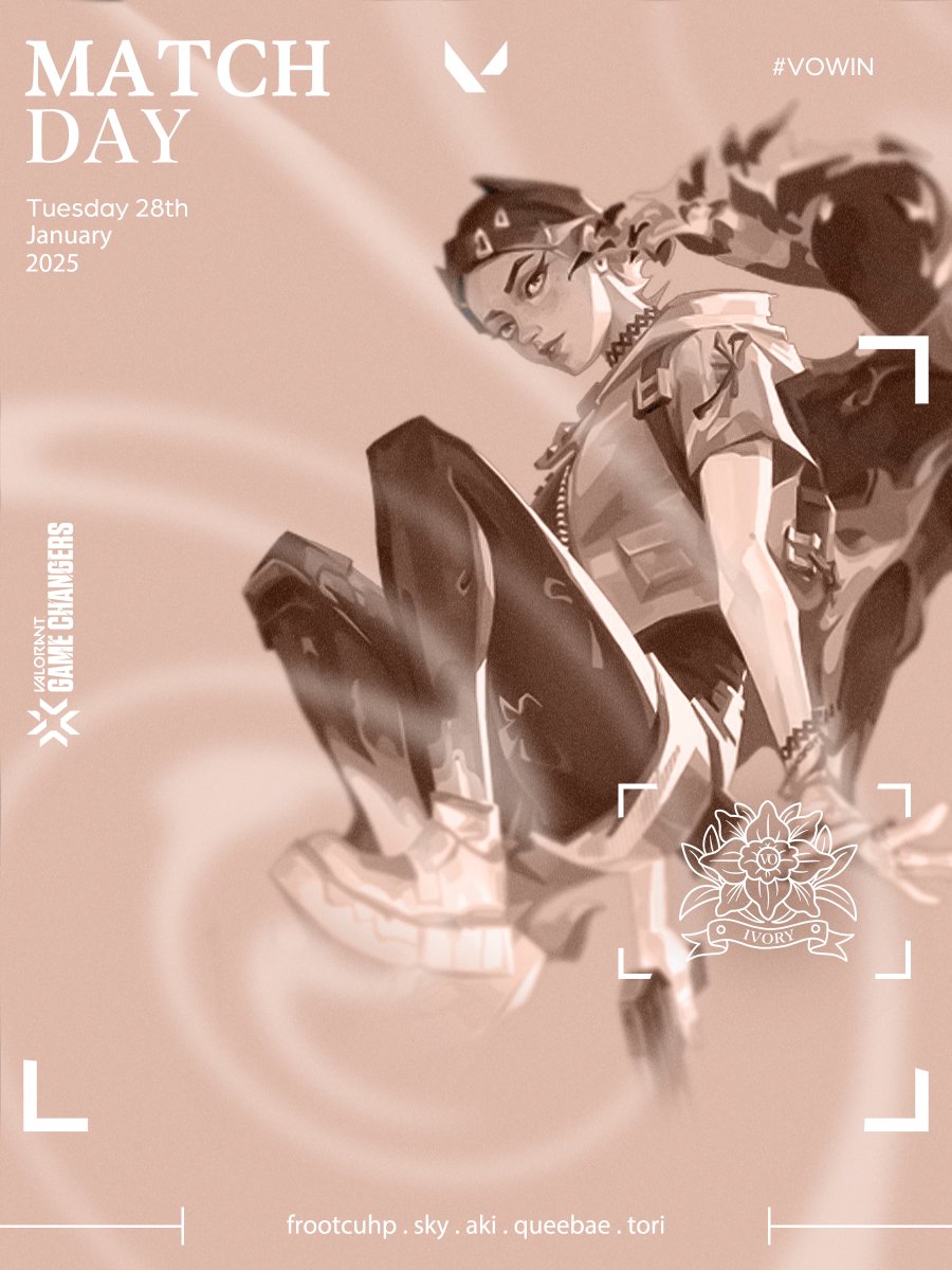 Today's the Day, VibinOut Ivory is competing in GameChangers OQ kickoff! Were excited to see what noise we can make!
<a href="/queebaeee/">kyla ❤︎︎</a> 
<a href="/girly_akii/">autumn</a> 
<a href="/SkyOnVal/">Sky</a> 
<a href="/xoLavenderr/">Tori</a> 
Super Sub:<a href="/Frootcuhp/">Frootcuhp</a>