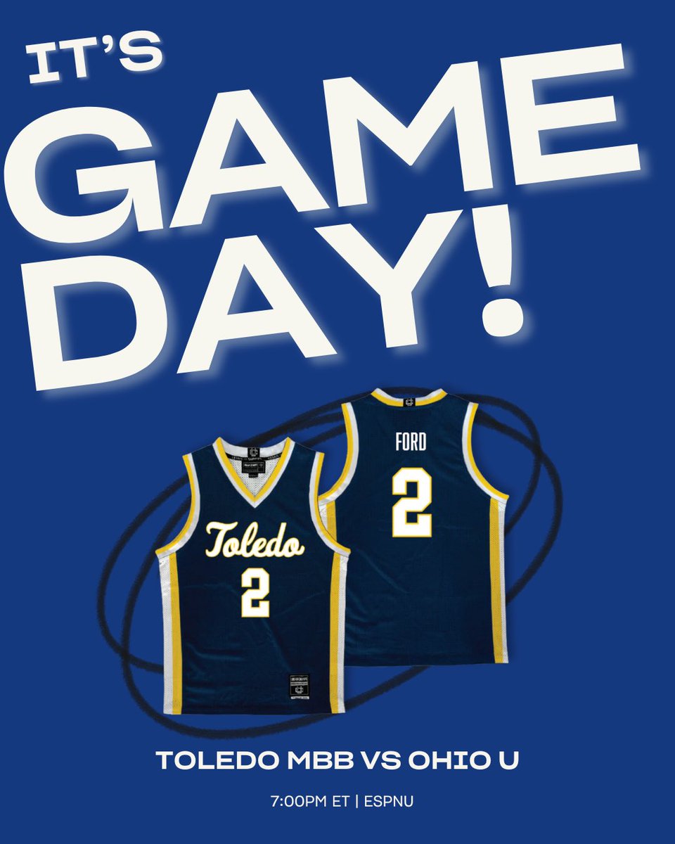 Toledo NIL Store (@toledonilstore) on Twitter photo Tune in @ 7:00 to cheer on <a href="/Toledo_MBB/">Toledo Men's Basketball</a> against Ohio U
#toledombb #utrockets #toledorockets Tune in @ 7:00 to cheer on <a href="/Toledo_MBB/">Toledo Men's Basketball</a> against Ohio U
#toledombb #utrockets #toledorockets