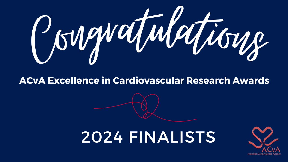 ACvA (@ozcva) on Twitter photo 📢 Congratulations to the 2024 #ACvAAwards Finalists!!
⭐Discover the incredible people who are pushing boundaries, saving lives and mentoring the next generation👇👇
ozheart.org/2024-acva-awar…
<a href="/PerthChildrens/">Perth Children's Hospital</a> <a href="/CCRG_Research/">Critical Care Research Group</a> <a href="/kovacic_jason/">Prof Jason Kovacic</a> <a href="/QCVRN/">Queensland Cardiovascular Research Network</a> <a href="/NSWCVRN/">NSW CVRN</a> 📢 Congratulations to the 2024 #ACvAAwards Finalists!!
⭐Discover the incredible people who are pushing boundaries, saving lives and mentoring the next generation👇👇
ozheart.org/2024-acva-awar…
<a href="/PerthChildrens/">Perth Children's Hospital</a> <a href="/CCRG_Research/">Critical Care Research Group</a> <a href="/kovacic_jason/">Prof Jason Kovacic</a> <a href="/QCVRN/">Queensland Cardiovascular Research Network</a> <a href="/NSWCVRN/">NSW CVRN</a>