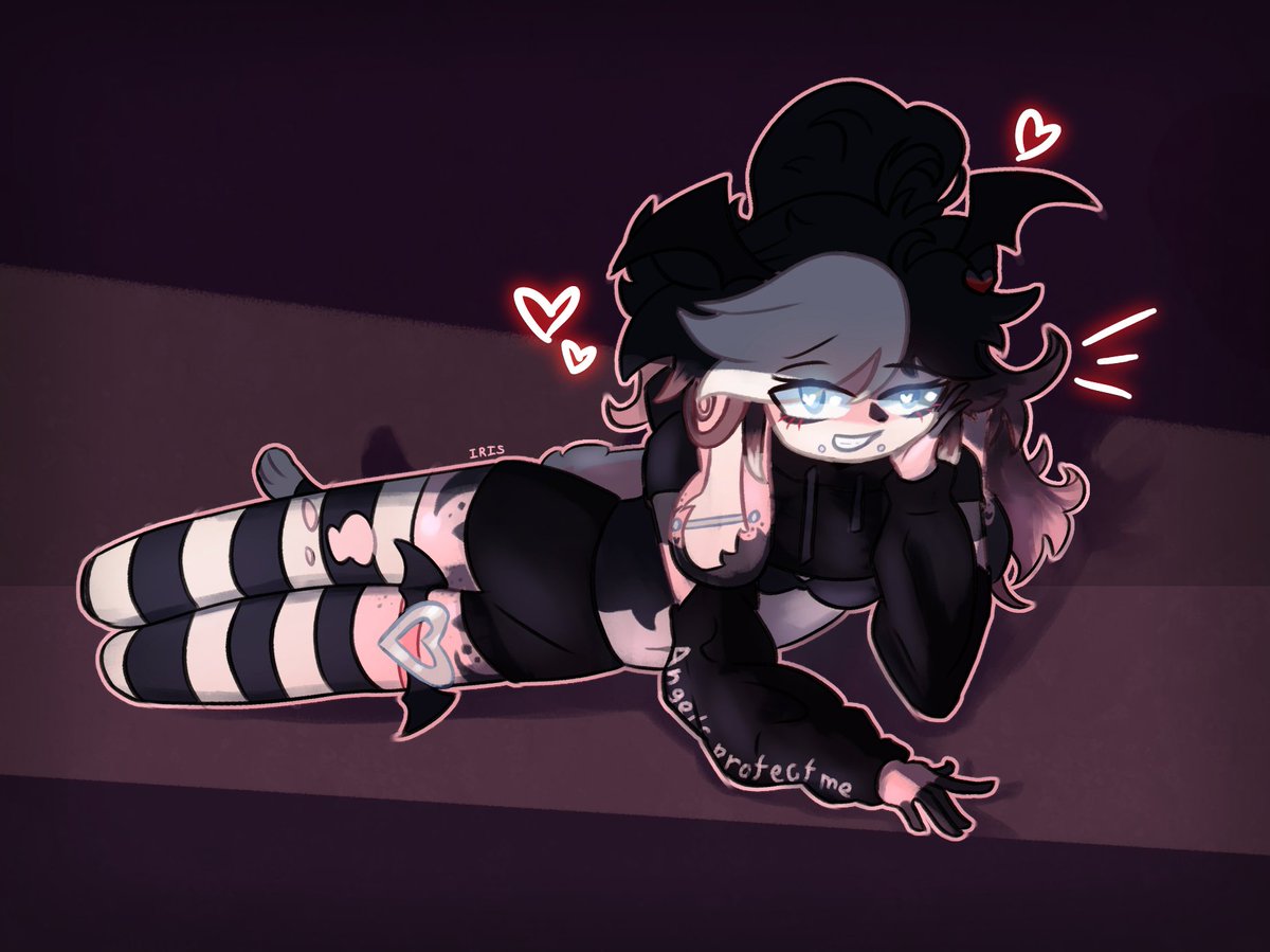 iris__angel's tweet photo. art trade with @felinemanic !! https://t.co/TgEGnwwNcf