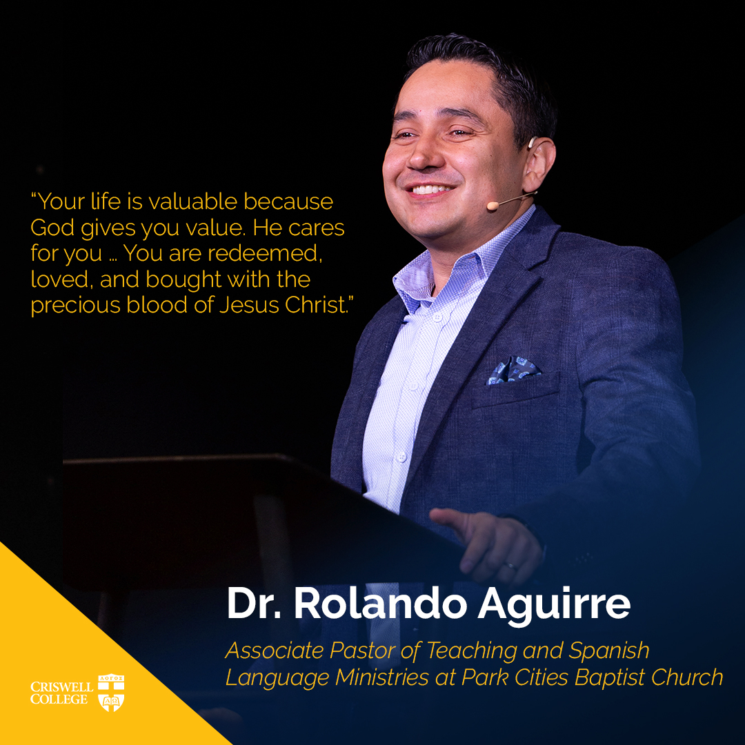 Thank you, <a href="/PastorRAguirre/">Rolando D. Aguirre</a>, for speaking at #chapel today. Full message: open.spotify.com/episode/281h0d…