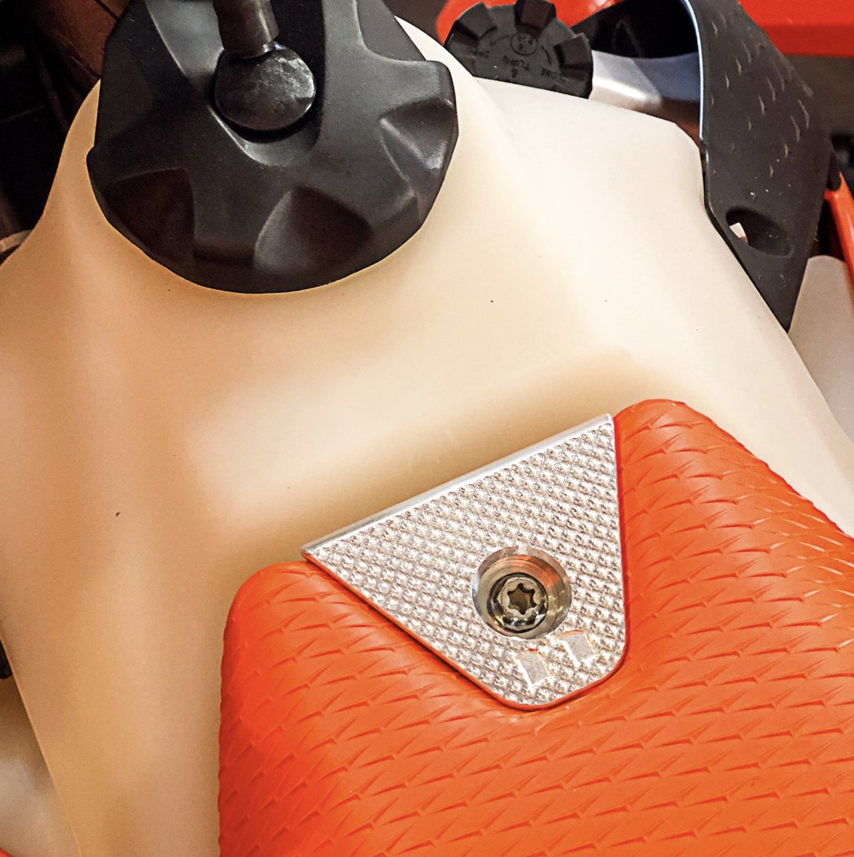 The Nihilo Concepts KTM Billet Seat Mount provides a secure fit and style. Built to last from high-quality billet aluminum and designed for a clean look. Fits 2023-2025 #KTM models (85-500). See it here: bit.ly/403XrlJ #dirtbikes #Motolife #supercross #Motocross