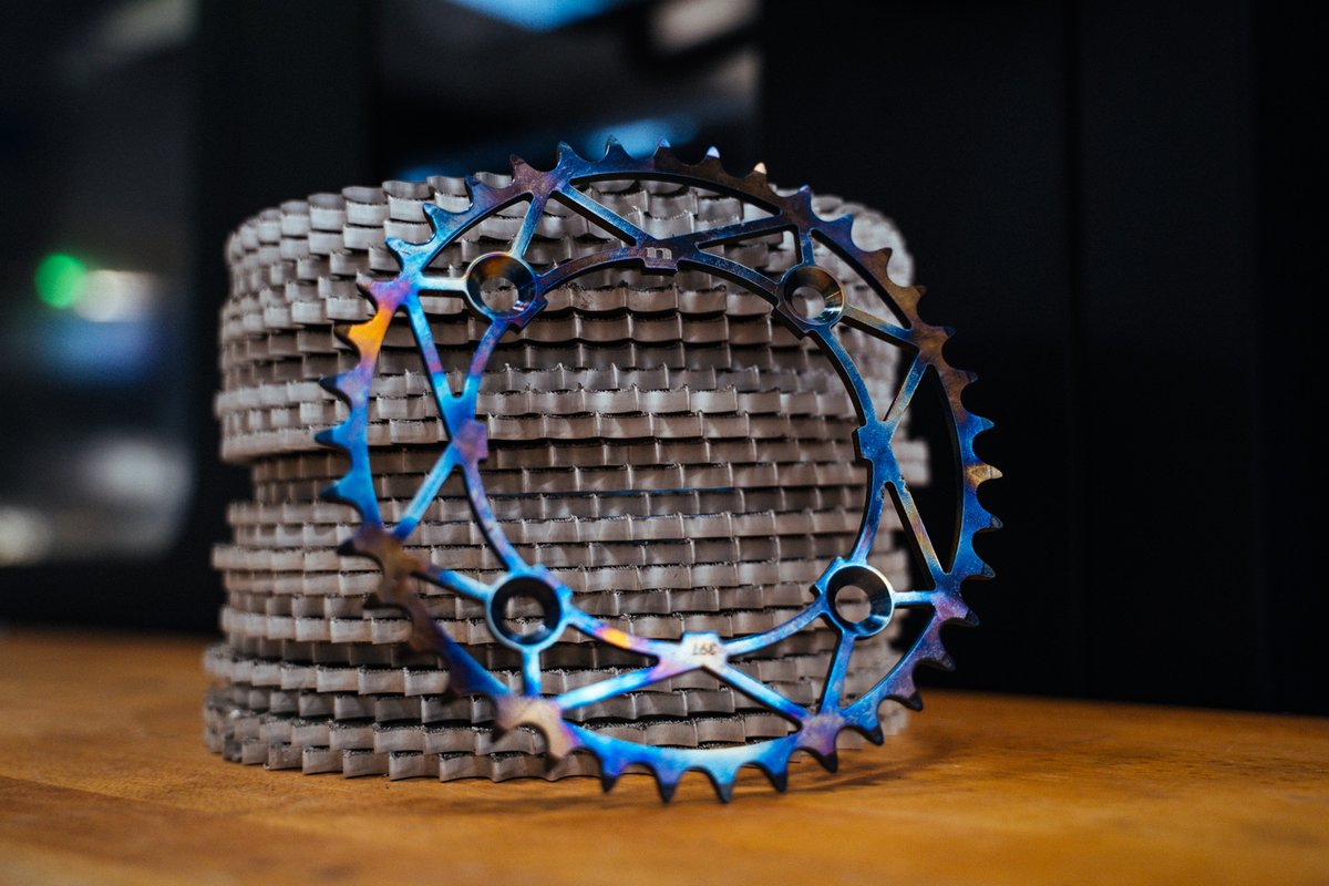 Check out the new Nihilo Concepts TI-GEAR Titanium Sprockets available for #KTM / #HusqvarnaMotorcycles / #GASGAS 50's—now available with an insane titanium anodized finish! See it here: bit.ly/3E9R2gd #Dirtbike #Supercross #Motocross