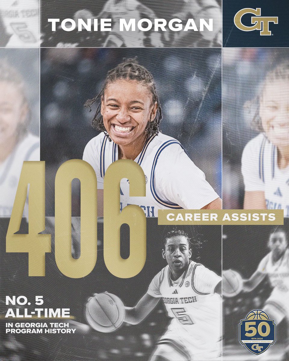 Georgia Tech Women's Basketball (@gtwbb) on Twitter photo No. 5οΈβ£ moves to number 5οΈβ£ all-time on the career assist leaders list ! ππ #StingEm No. 5οΈβ£ moves to number 5οΈβ£ all-time on the career assist leaders list ! ππ #StingEm