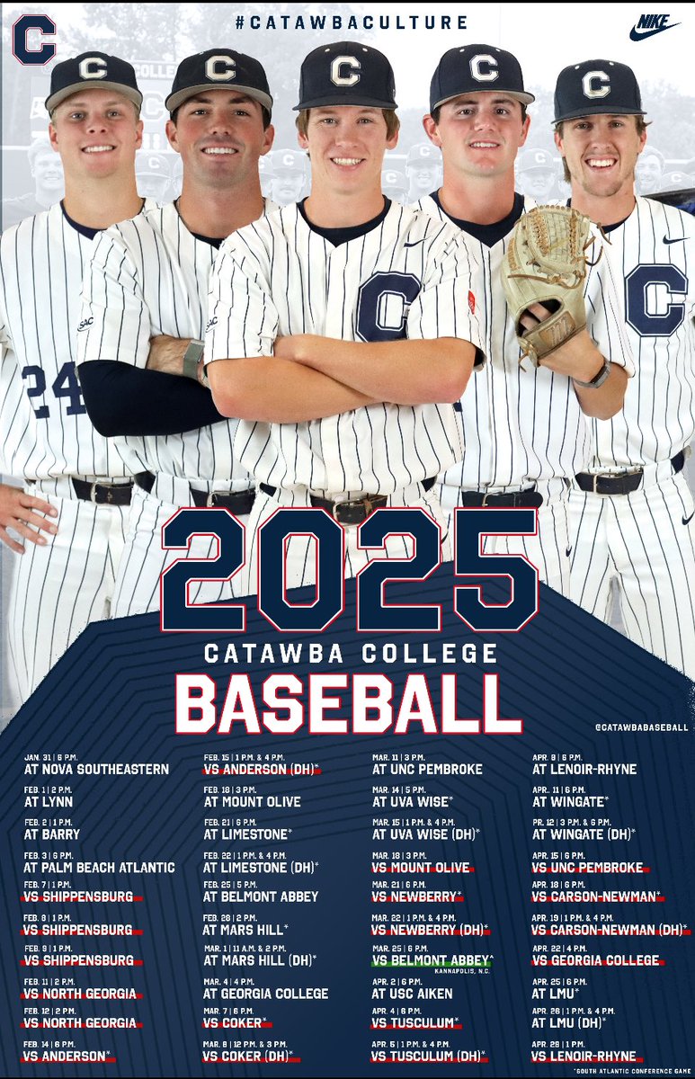 CatawbaBaseball's tweet photo. https://t.co/qXamNO1PKL