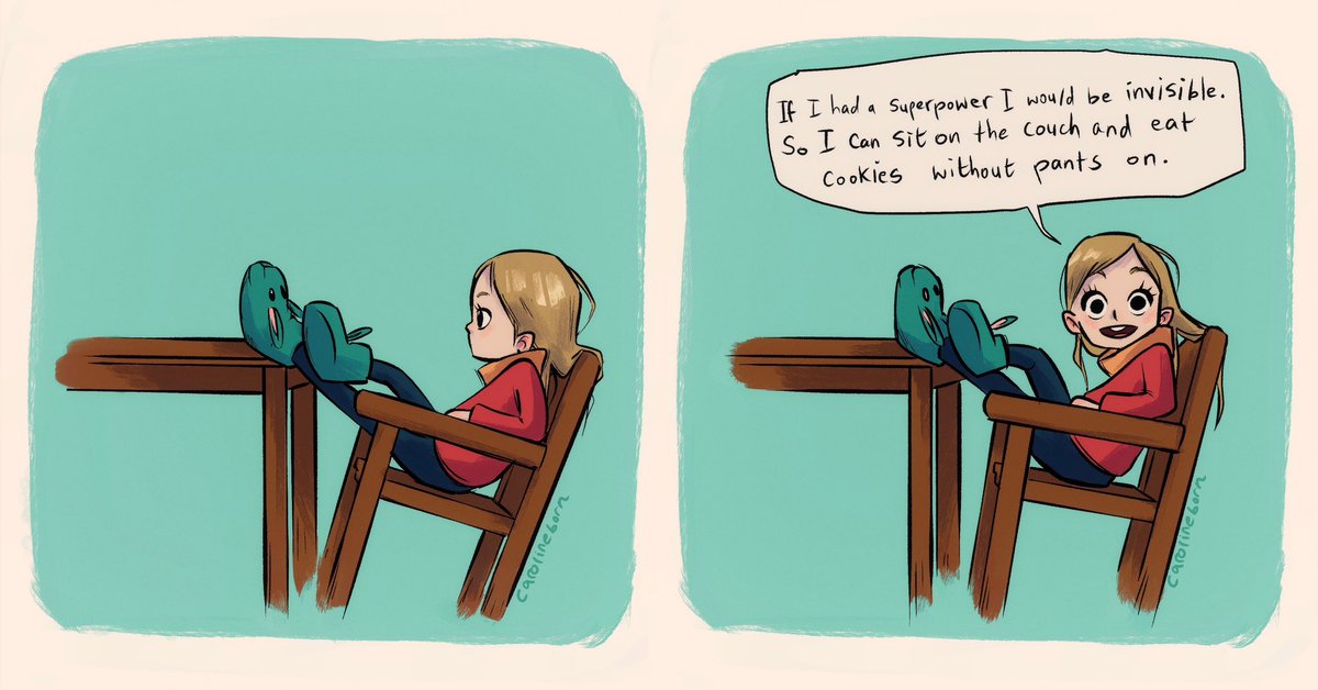 My daughter’s random thoughts lately