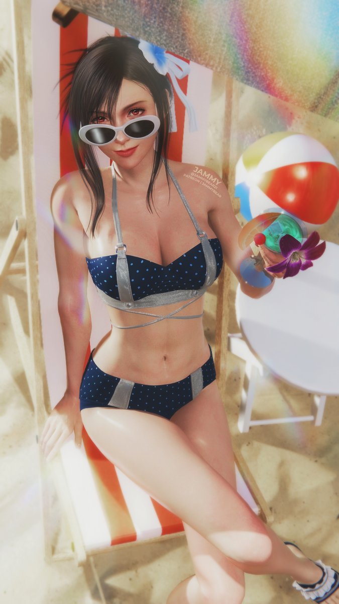 jammybear21's tweet image. Tifa in Costa Del Sol 🍸