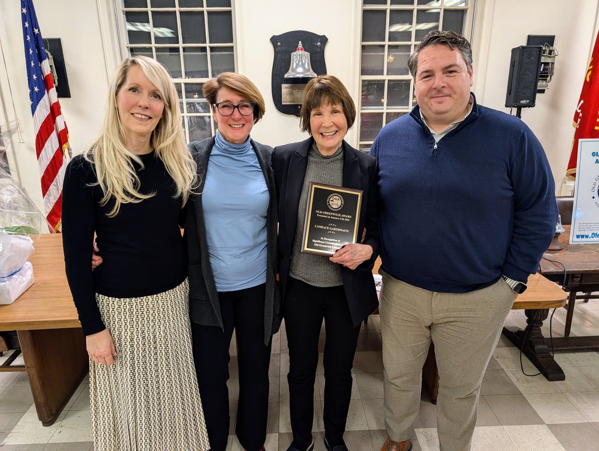OG_Association's tweet photo. Old Greenwich Association Annual Meeting Recap https://t.co/k10UeivNom

We were proud to award The Old Greenwich Award to Candace Garthwaite for her contributions to our community!

View the live stream on our YouTube Channel. https://t.co/pdmJ0OGgYf https://t.co/i3aKGY3TRf
