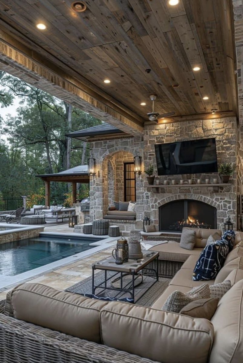 This is my perfect outdoor living spot.