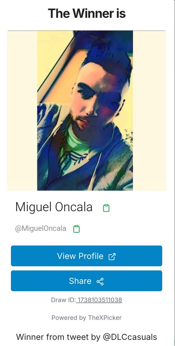 DLCcasuals's tweet photo. 🏧 ❤️🤍 TENEMOS GANADOR DE UNO DE NUESTROS DISEÑOS COLCHONEROS 🤍❤️ 🏧@MiguelOncala you won! Draw ID 1738103511038 F @sweepwhale thexpicker(.com) #thexpicker

En breve nos pondremos en contacto contigo para que elijas tu modelo favorito.
Gracias a todos por participar https://t.co/uZ8rUOm67X