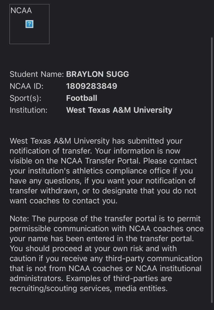 Braylon Sugg tweet media