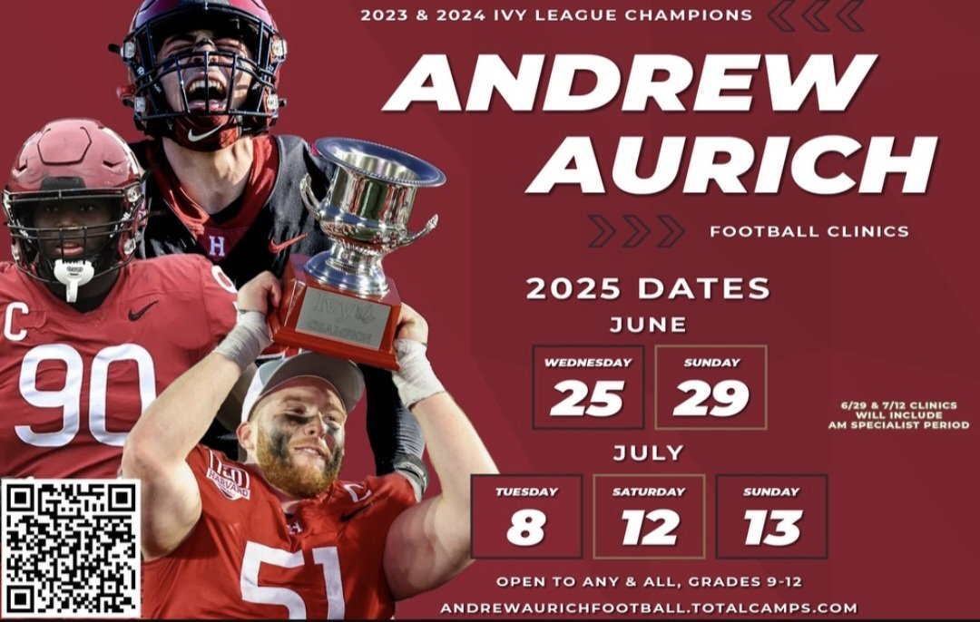 Thank you for the invite <a href="/HarvardFootball/">Harvard Football</a>!