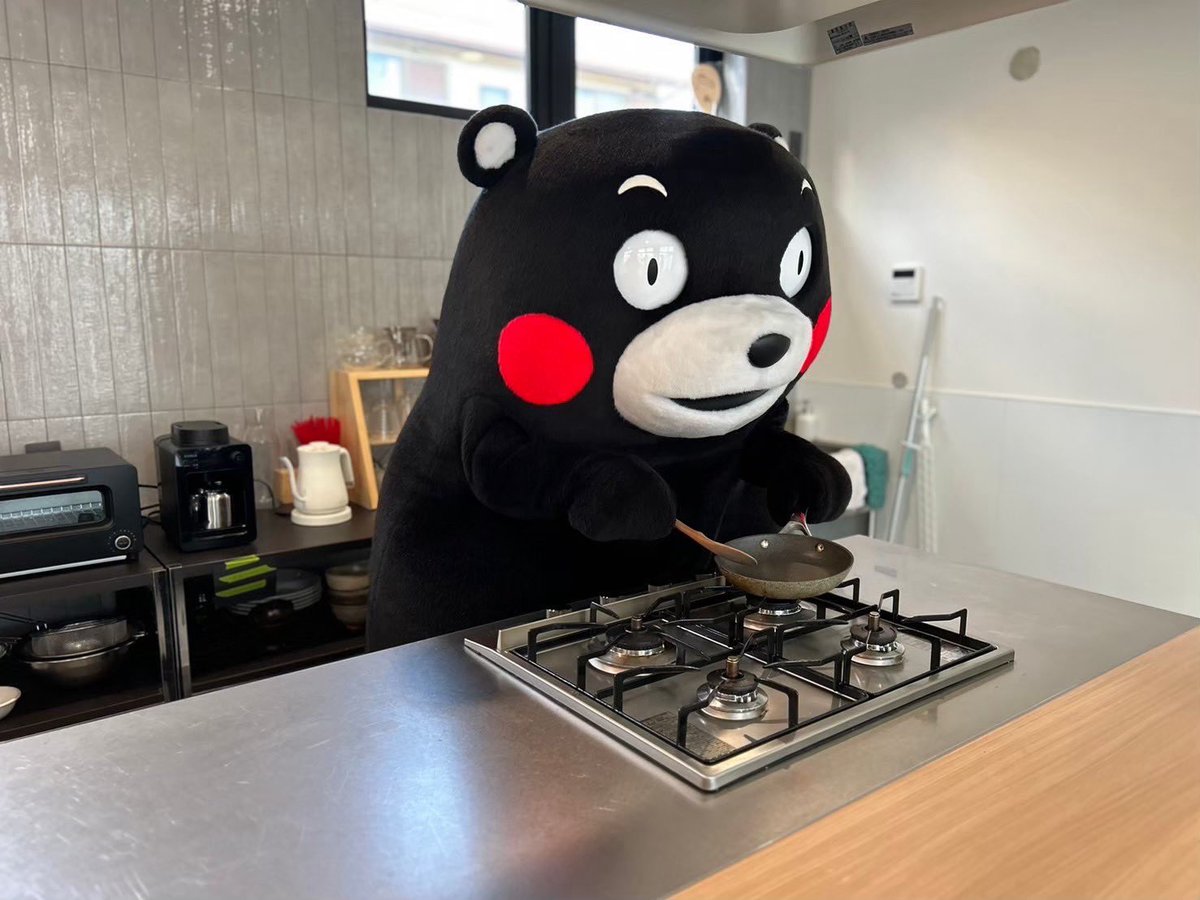 おはくま〜！朝ごはんは食べたかモン？