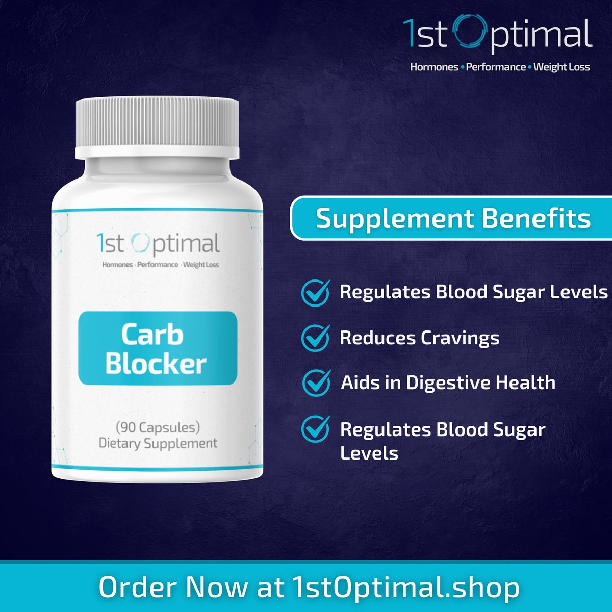 1stOptimal's tweet image. 🍞🚫 Enjoy your meals without the guilt!
                                
✅ White Kidney Bean Extract (500 mg)
✅ Gymnema Sylvestre (100 mg)
✅ Chromium (100 mcg)
                                
🛒 1stOptimal.shop

#1stOptimal #CarbControl #SmartNutrition