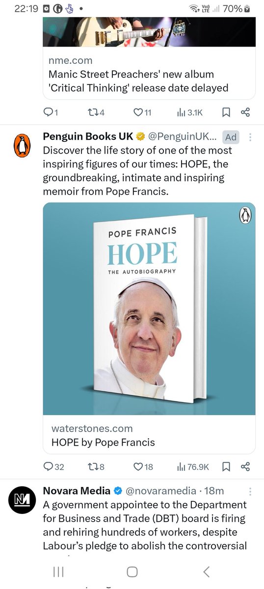 SamHandwich12's tweet photo. Should have called it Pope https://t.co/FdtWeXpQ3C