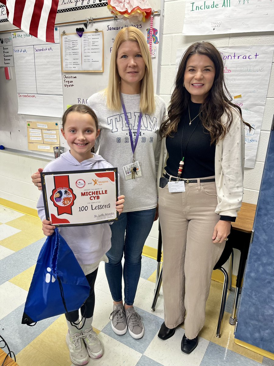 Vicky Ybarra (@victoriacybarra) on Twitter photo Congrats Nathan, Lawrence, Naksh, and Michelle for reaching 100 lessons on <a href="/ImagineLearning/">Imagine Learning</a> Way to go! ๐คฉ
<a href="/koldacadets/">Zachary Kolda Elementary School</a> Congrats Nathan, Lawrence, Naksh, and Michelle for reaching 100 lessons on <a href="/ImagineLearning/">Imagine Learning</a> Way to go! ๐คฉ
<a href="/koldacadets/">Zachary Kolda Elementary School</a>