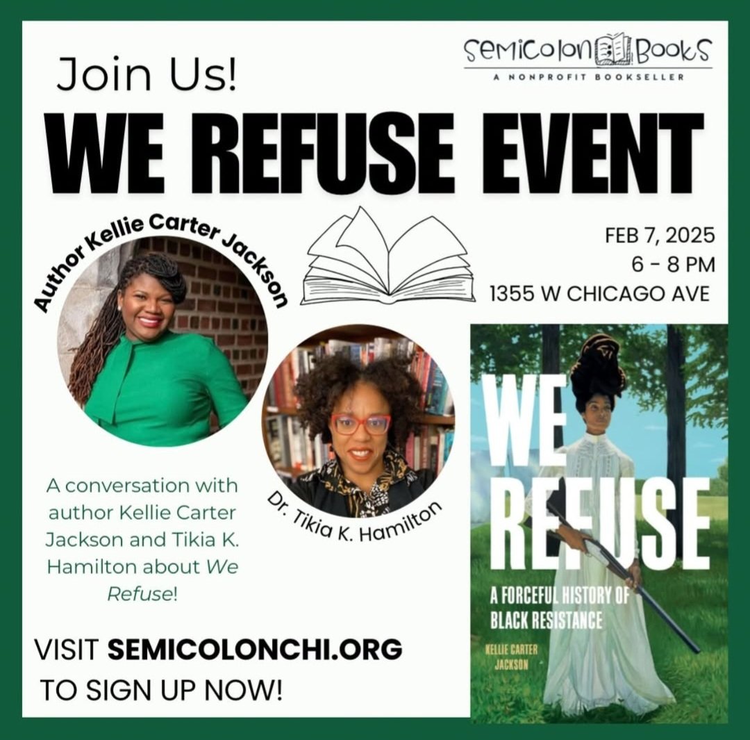 Kellie Carter Jackson (@kcarterjackson) on Twitter photo Chicagoooooo! Join us! We could also use a hefty dose of refusal right now.
#WeRefuse <a href="/SealPress/">Seal Press</a> <a href="/BasicBooks/">Basic Books</a> Chicagoooooo! Join us! We could also use a hefty dose of refusal right now.
#WeRefuse <a href="/SealPress/">Seal Press</a> <a href="/BasicBooks/">Basic Books</a>