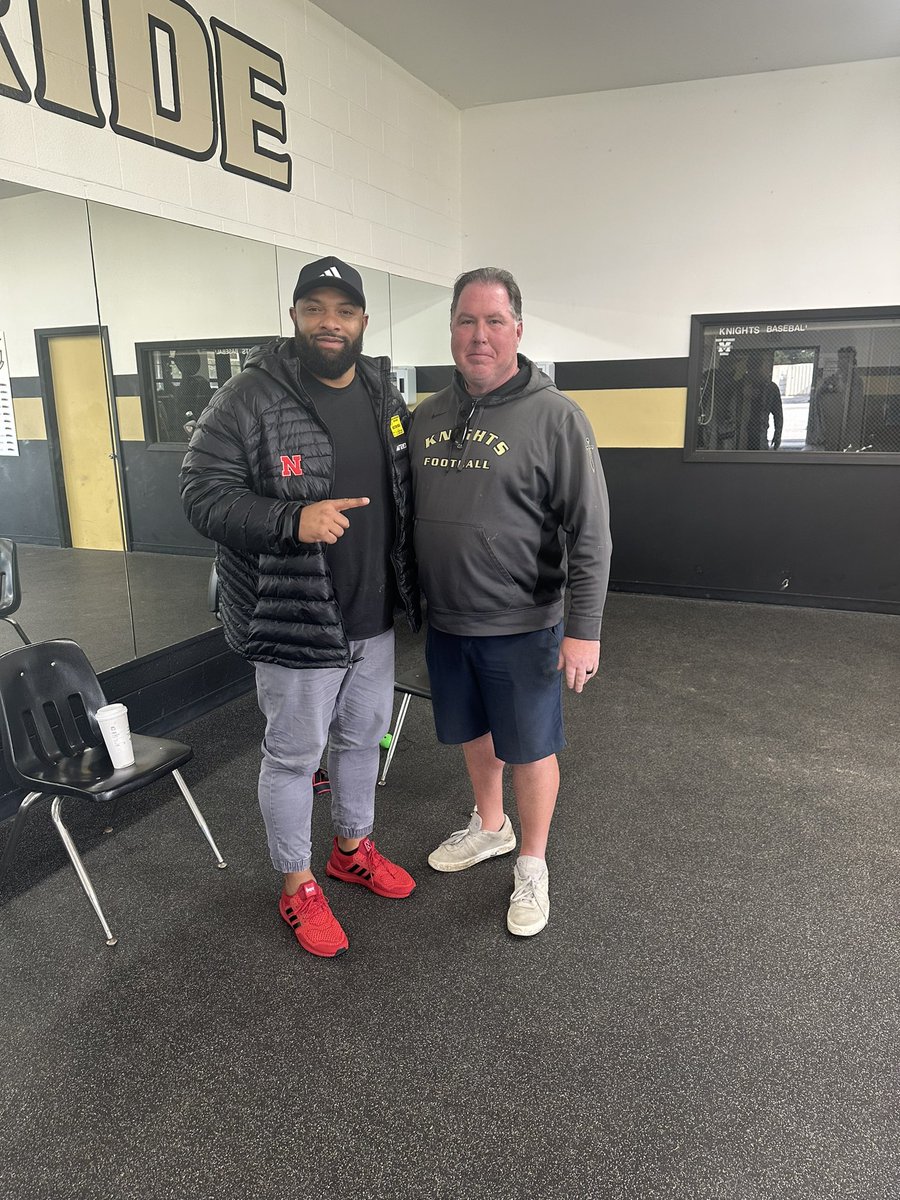 BMHS Football π (@bmhsgridiron) on Twitter photo Thank you Coach Lamb from the University of Virginia and Coach E.J. Barthel from University of Nebraska for coming out and seeing some Knights today.
<a href="/coachhodgkiss/">Ed Hodgkiss</a> <a href="/breezepreps/">Breeze Varsity</a> <a href="/latsondheimer/">eric sondheimer</a> <a href="/CalHiSports/">Cal-Hi Sports</a> #knightpride #opportunity #football #recruitment #knights Thank you Coach Lamb from the University of Virginia and Coach E.J. Barthel from University of Nebraska for coming out and seeing some Knights today.
<a href="/coachhodgkiss/">Ed Hodgkiss</a> <a href="/breezepreps/">Breeze Varsity</a> <a href="/latsondheimer/">eric sondheimer</a> <a href="/CalHiSports/">Cal-Hi Sports</a> #knightpride #opportunity #football #recruitment #knights