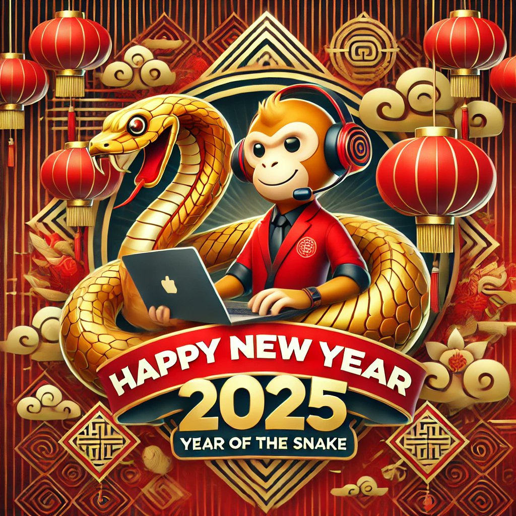 The Year of the Snake symbolizes wisdom, transformation, and strategic thinking—qualities that define lifelong learning and professional growth!

Whether you're refining skills, advancing your career, this year is about shedding limitations and leveling up!

HNY - Course Jockey