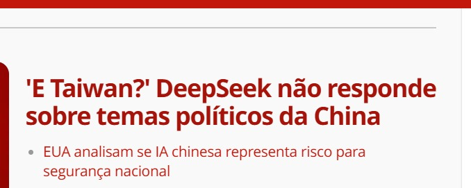 DJNeew's tweet photo. Alo @g1 que tal fazer uma matéria  'Trump e o Elon são na$istas?' ChatGPT não responde sobre temas polêmicos dos EUA https://t.co/vUjnjdzUSl