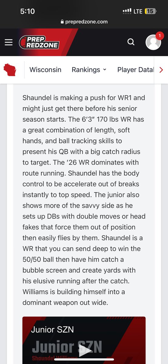 Thanks for the write up!! Appreciate it! 
<a href="/MJ_NFLDraft/">Mark Johnson</a> <a href="/PrepRedzoneWI/">Prep Redzone Wisconsin</a> <a href="/wisconsin7s/">Wisco Elite 7s</a> <a href="/CoachAdamSmith/">Adam Smith</a> <a href="/AllenTrieu/">Allen Trieu</a> <a href="/smrockettrack/">SM Rocket Track</a>