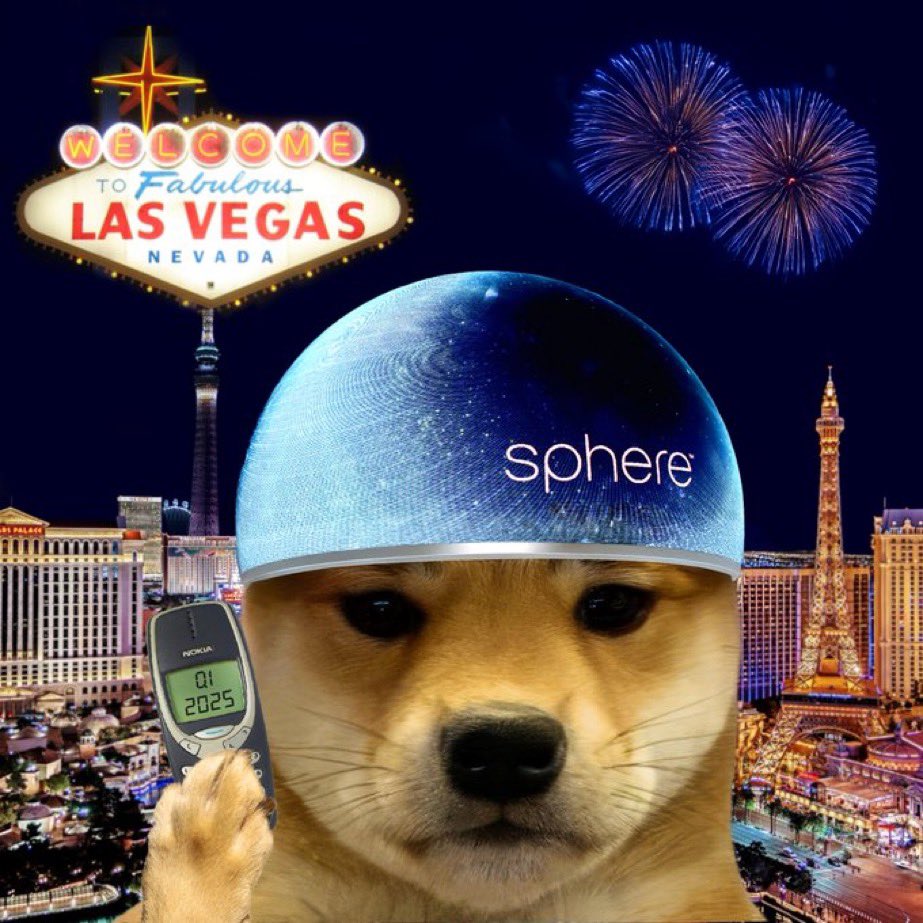 BREAKING: <a href="/dogwifcoin/">dogwifcoin</a> APPEARS TO CONFIRM <a href="/SphereVegas/">Sphere</a> APPEARANCE - “VIVA HAT VEGAS”